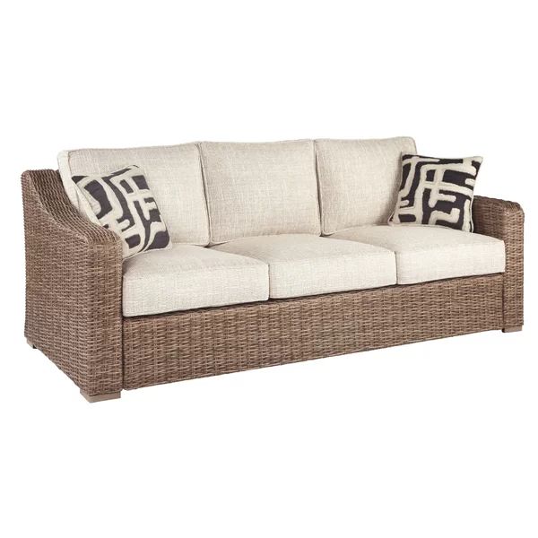 Gilchrist Patio Sofa with Cushions | Wayfair North America