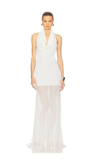 Jazzlyn Maxi Knit Dress in Ivory | Revolve Clothing (Global)