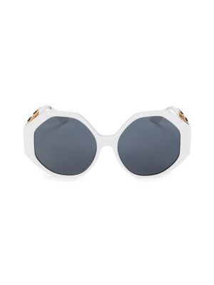 Versace 59MM Geometric Sunglasses on SALE | Saks OFF 5TH | Saks Fifth Avenue OFF 5TH