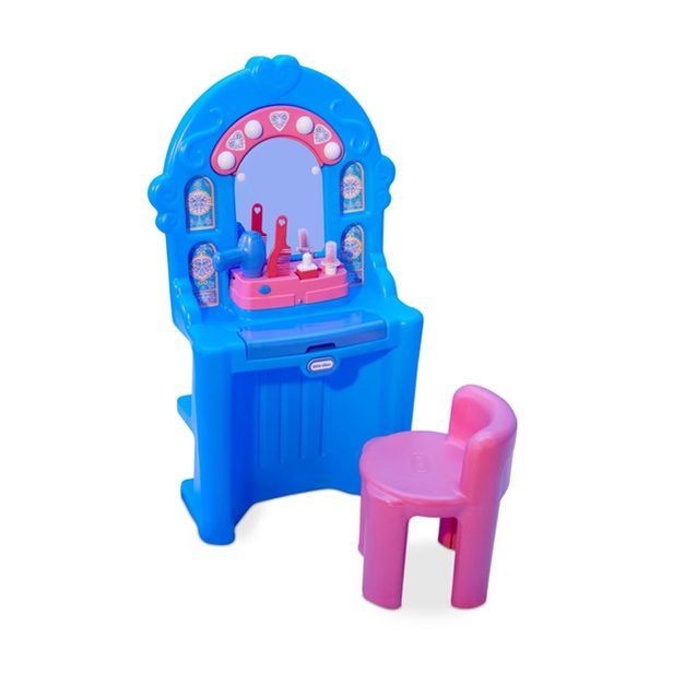 Little Tikes Ice Princess Magic Mirror Roleplay Vanity with Lights Sounds and Pretend Beauty Acce... | Target