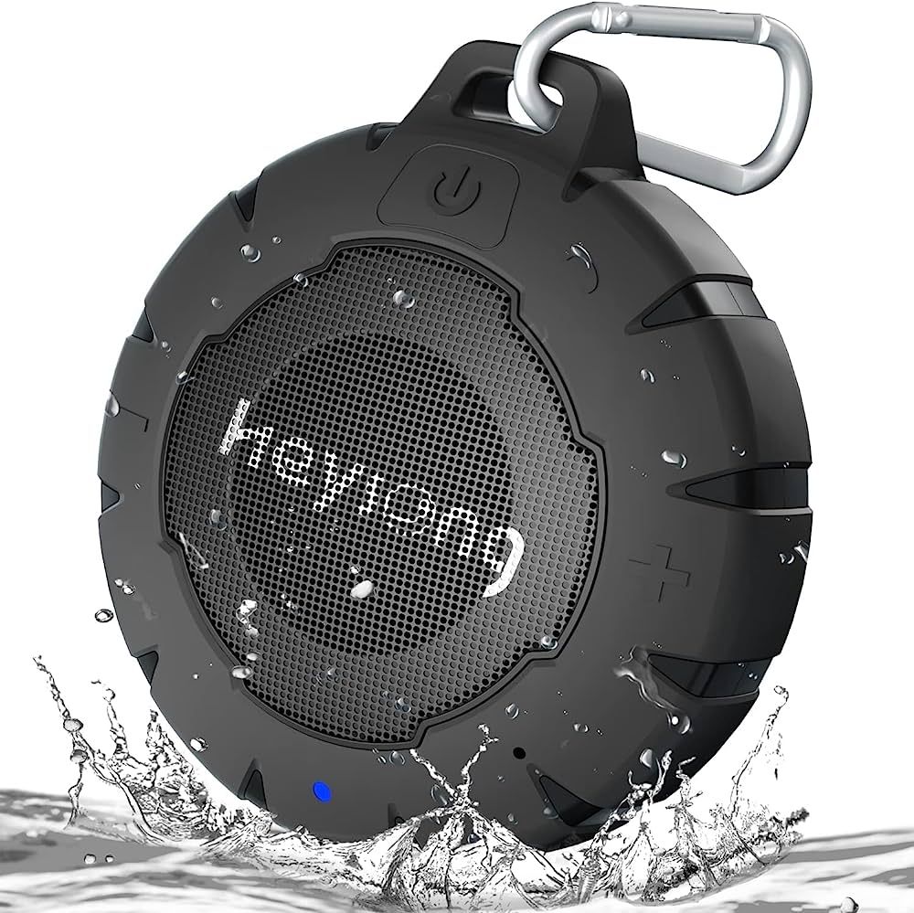 HEYSONG Waterproof Shower Speaker, Durable & Lightweight Portable Speaker with HD Sound, Stereo P... | Amazon (US)