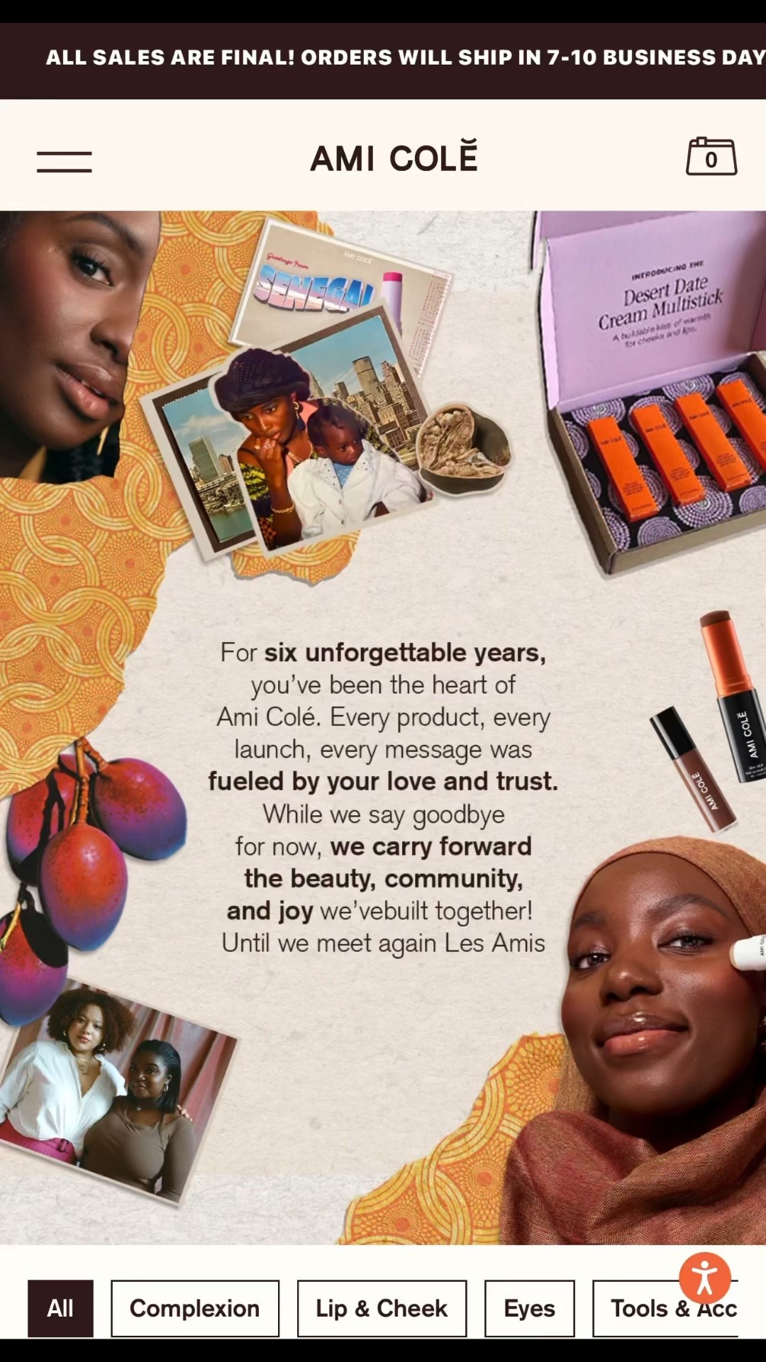 Grab your Ami Cole before they run out. I love their skin enhancement sticks.