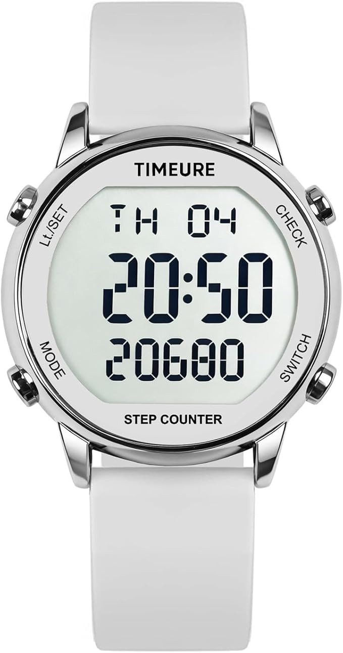 Pedometer Watch for Women, Step Counter for Walking No App/Phone Required Step Counter, Waterproo... | Amazon (US)