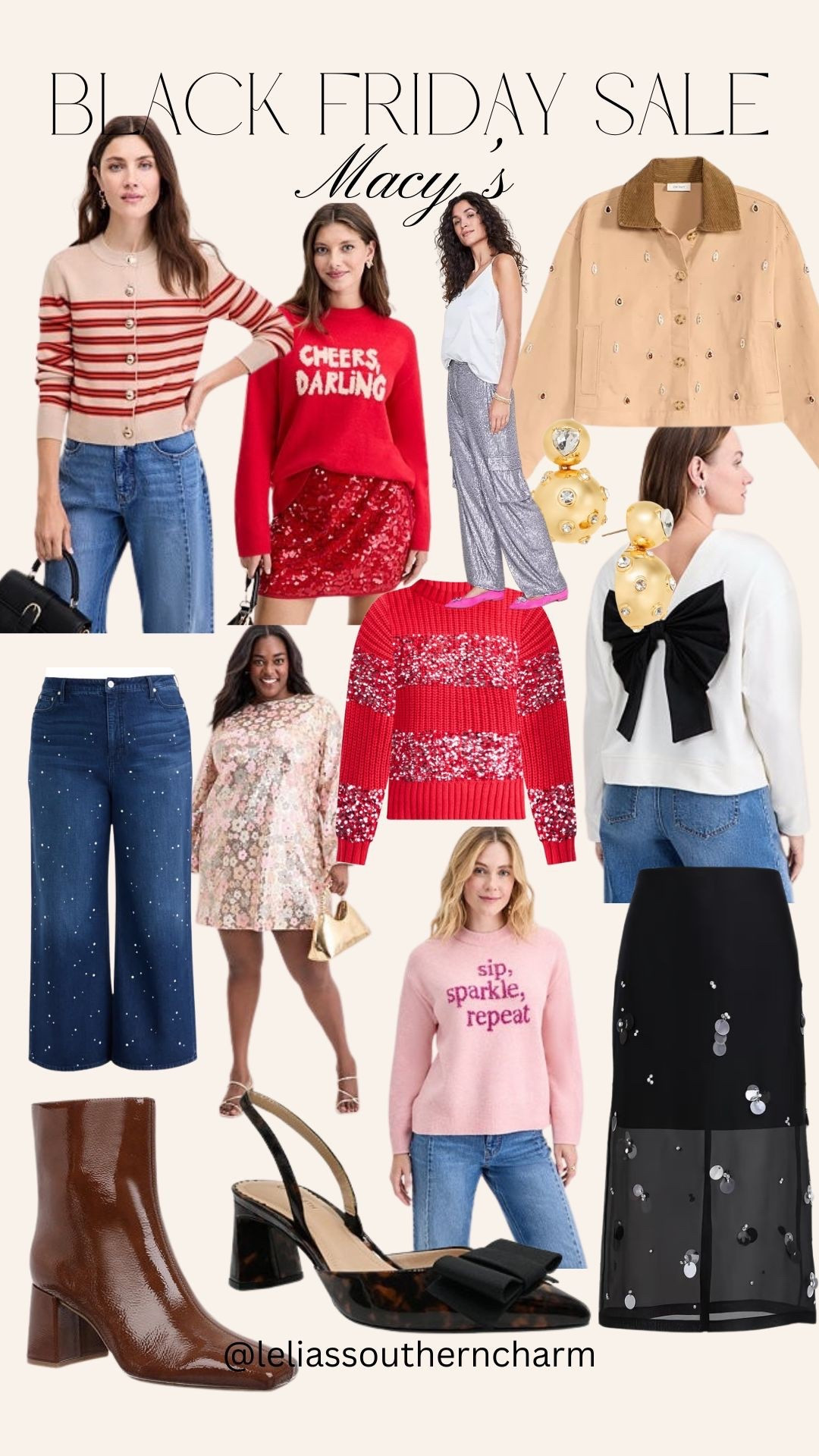 Can I get one of each of these please from Macys? 🤩 Loving these fun Holiday outfits for the season!! 🎄✨ 

#LTKSaleAlert #LTKHoliday #LTKCyberWeek