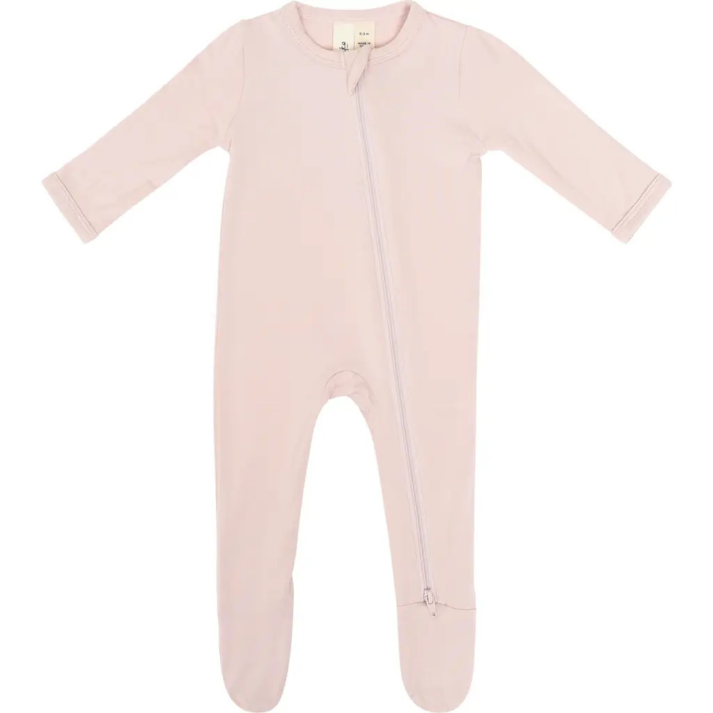 Kyte BABY Zip-Up Footie in Blush at Nordstrom, Size Newborn | Nordstrom