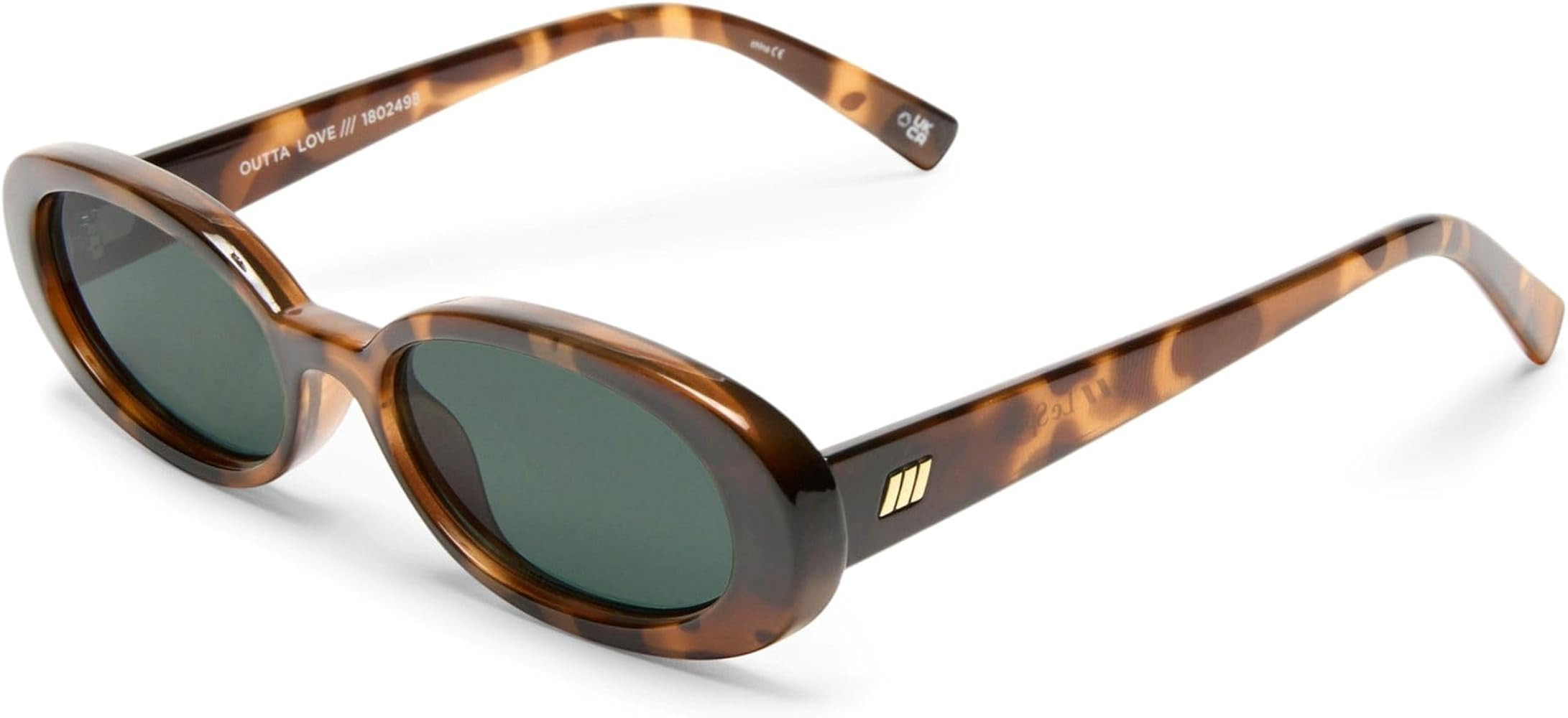 Le Specs Outta Love Women's Sunglasses Oval Frame Shape with High UV Protection | Amazon (UK)