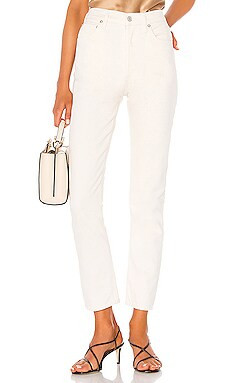 AGOLDE X REVOLVE Remy High Rise Straight in Paper from Revolve.com | Revolve Clothing (Global)