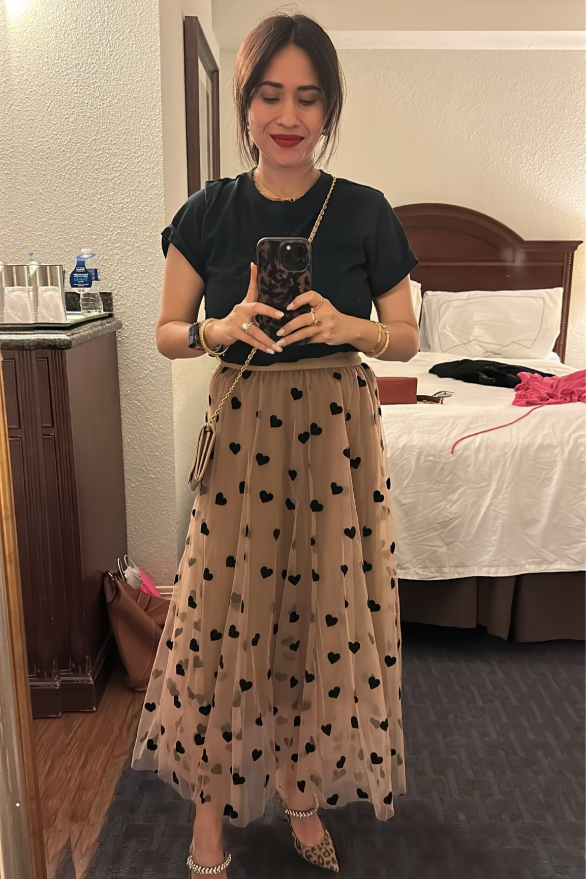 Holiday party outfit idea on a budget l. Tulle heart skirt paired with a plan black top 

#LTKstyletip #LTKSeasonal #LTKHoliday