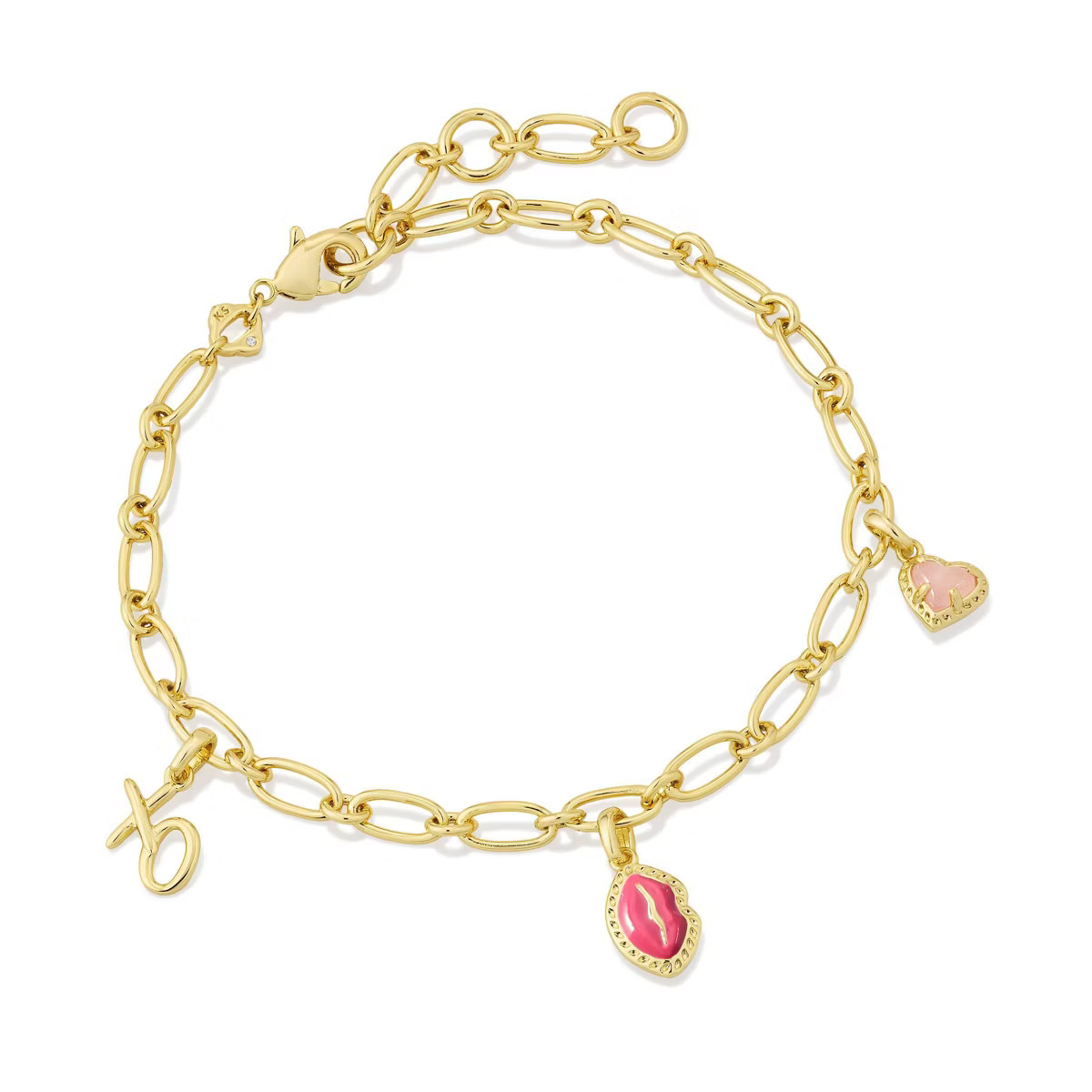 Kendra Scott Henley Charm Bracelet - Gold/Pink Mix | Target