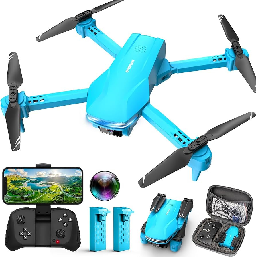 Drones with Camera for Adults 1080P HD Foldable Drone with Carrying Case Drones for Kids with One... | Amazon (US)