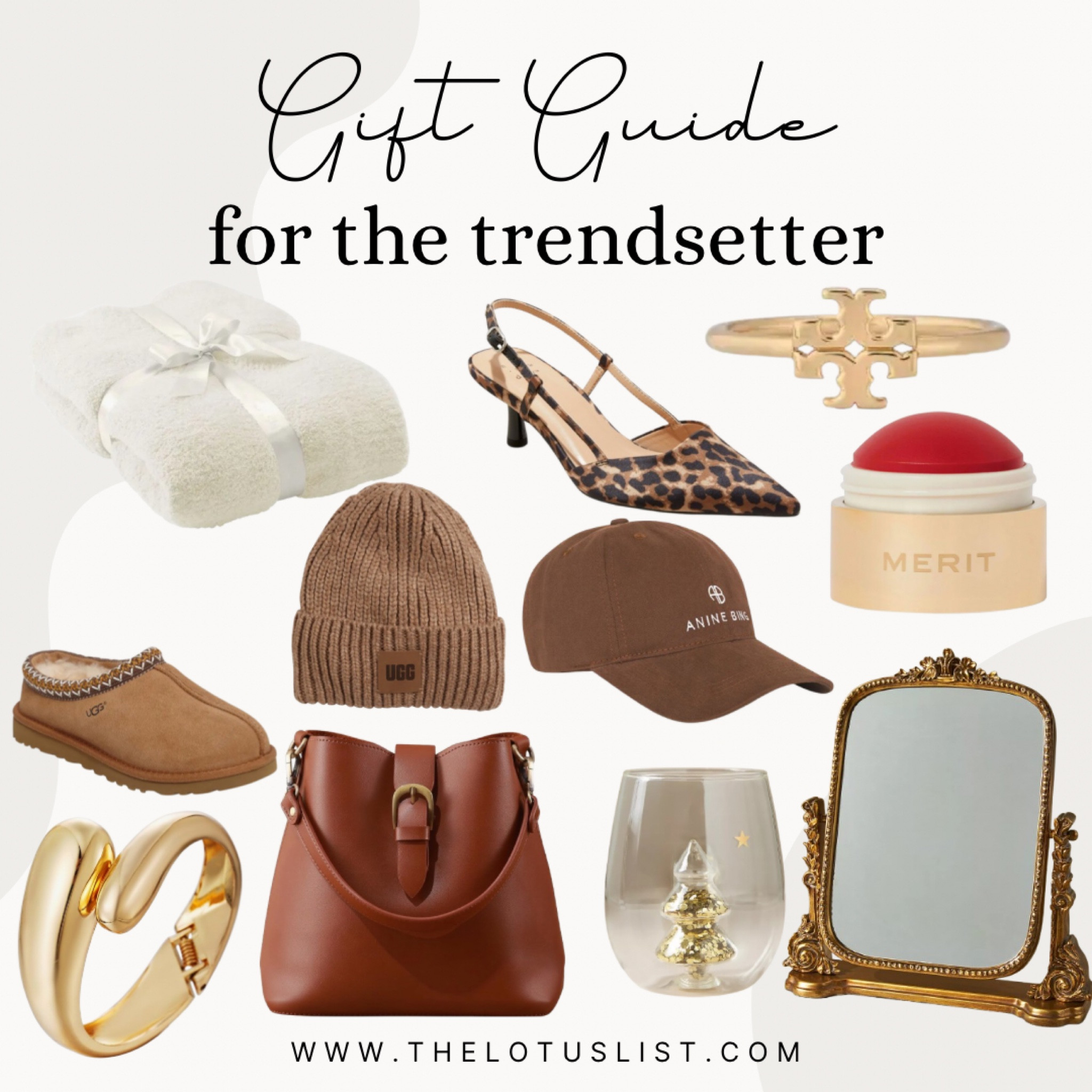Gift Guide: For The Trendsetter

Ltkfindsunder100 / ltkfindsunder50 / LTKsalealert / LTKitbag / LTKstyletip / LTKshoecrush / trendy / trendy gift / trendy gifts / trendsetter / trendsetter gifts / gift guide / gift guides / it bag / cozy gifts / gold mirror / mirror / bag / leather bag / gold bracelet / Amazon / Amazon finds / Amazon style / gifts for her / LTKbeauty / Christmas gift / Christmas gifts / sale / sale alert 

#LTKSeasonal #LTKGiftGuide #LTKHoliday