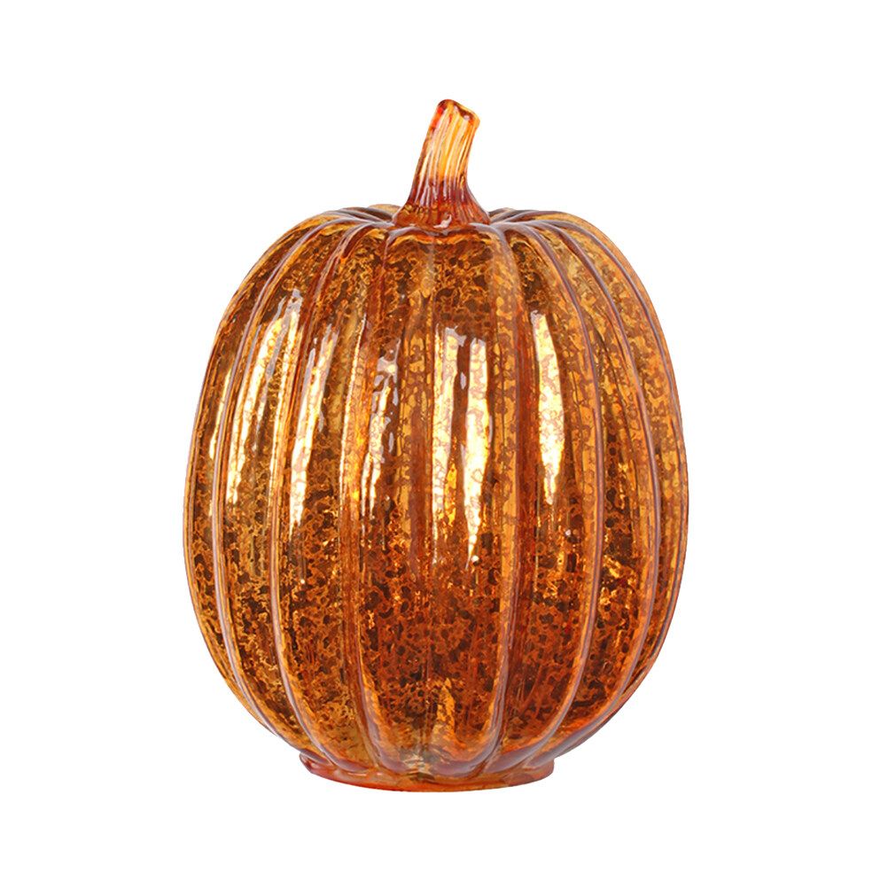 1 Pc Halloween Theme Decorative Pumpkin Glass Light Decor( Without Battery) | Walmart (US)