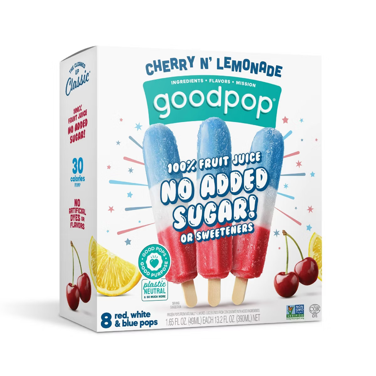GoodPop Red White & Blue Frozen Dessert - 13.2 fl oz/8pk | Target