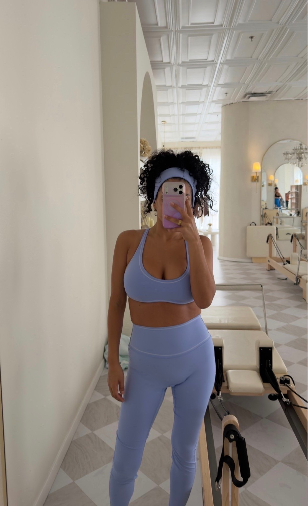 Current pilates uniform 💜✨ I’m loving this soft lavender set lately. Comfortable, supportive, and such a pretty color for class days.

#PilatesGirl #PilatesStyle #ActivewearFinds #WorkoutOutfit #AthleisureStyle #MatchingSet #FitnessFashion #WellnessLifestyle #LTKActive #PilatesLife

#LTKdayinmylife #LTKfitnessgoals #LTKootd