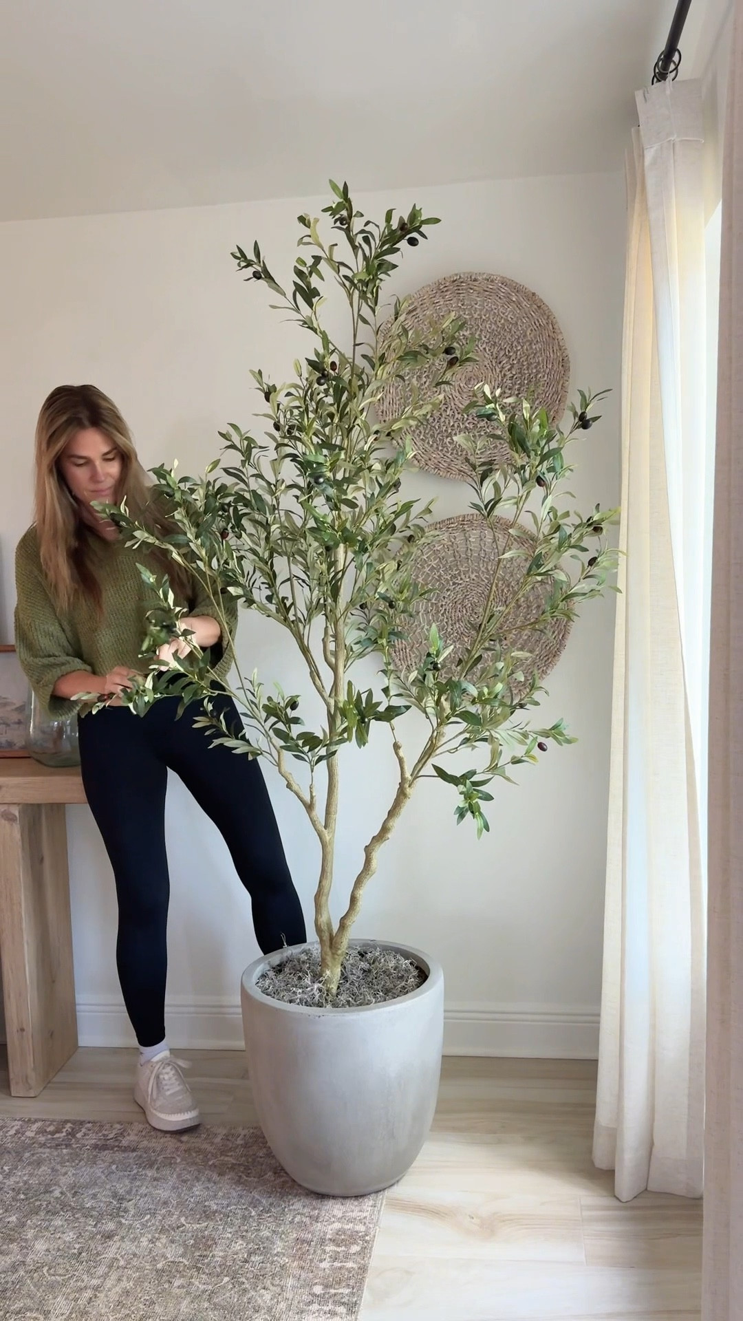 I finally found a faux olive tree that hits everything I want! It looks real, has the height and fullness! I got the 7ft! And under $90 bucks!

#LTKFindsUnder100 #LTKHome #LTKSaleAlert
