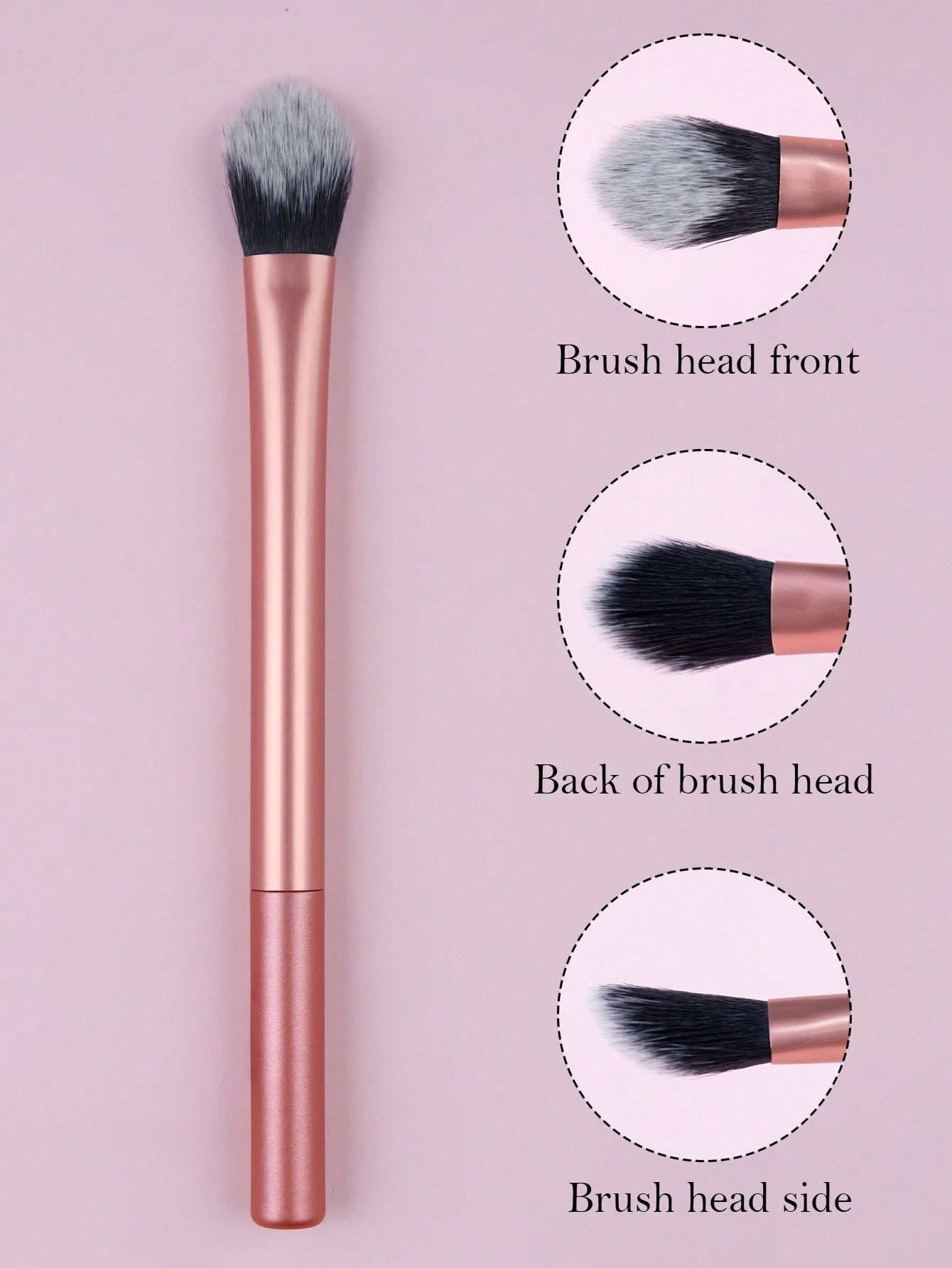 Minimalist Contour Brush, 1Pc Plastic Makeup Brush Cosmetic Brush Makeup Tools For Women | SHEIN