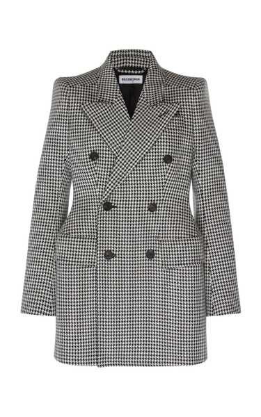Houndstooth Double-Breasted Wool Blazer | Moda Operandi (Global)