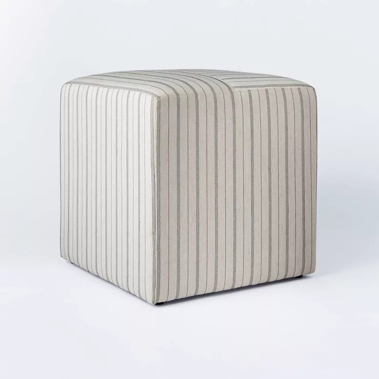Lynwood Square Upholstered Cube - Threshold™ designed with Studio McGee | Target