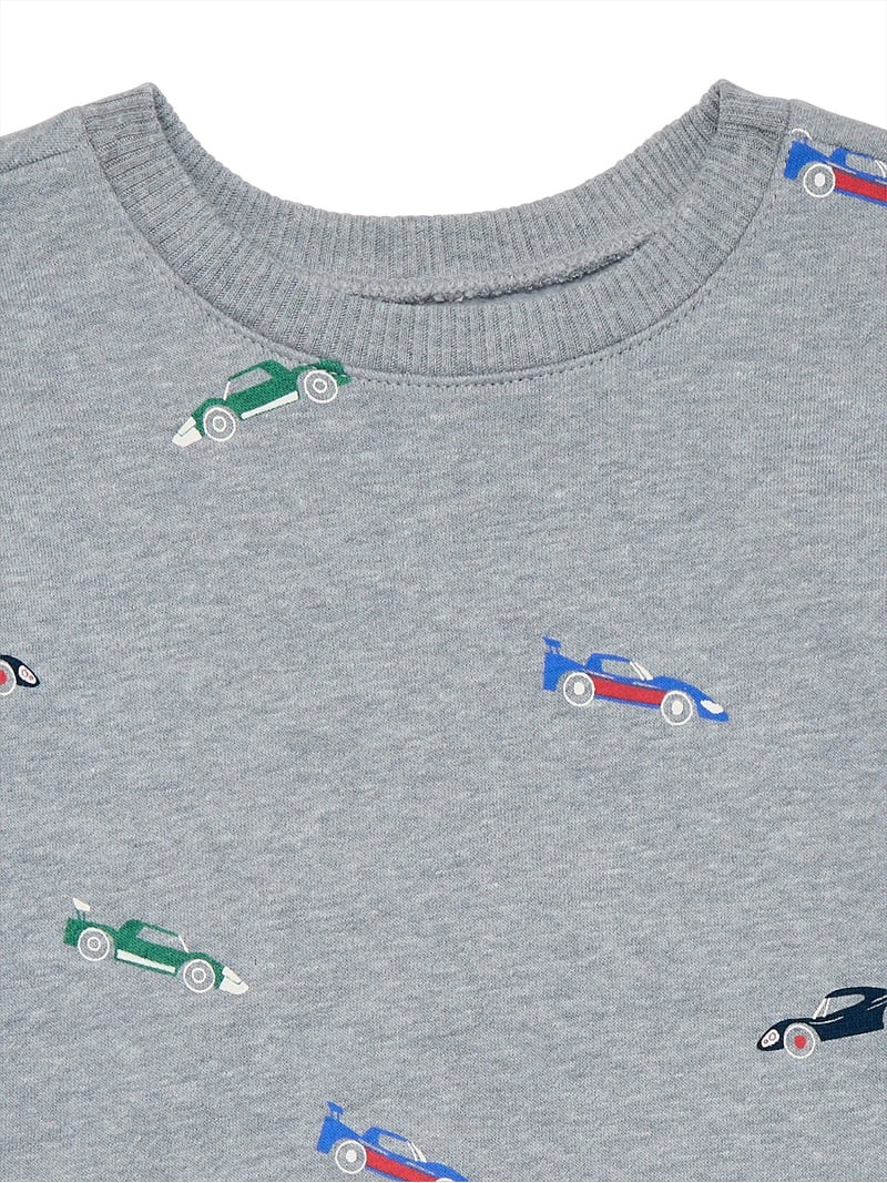 Garanimals Toddler Boy Printed Fleece Sweatshirt, Sizes 2T-5T | Walmart (US)