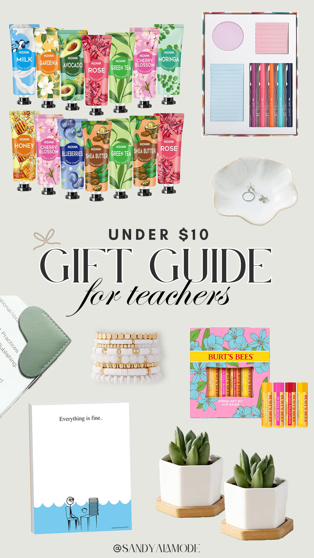 Gift guide for teachers under $10 // stocking stuffers 

#LTKGiftGuide