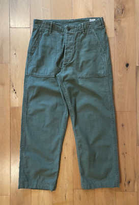 orSlow US Army Fatigue Pants Size 2 (32") Regular Fit Made In Japan  | eBay | eBay UK