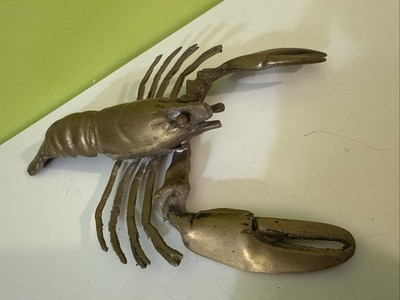Vintage Heavy Brass Lobster Paperweight Beach Nautical, Hollywood Regency, 7.25\u201d | eBay | eBay US