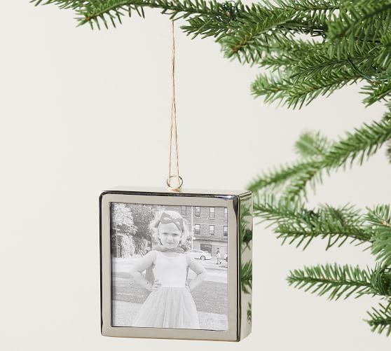 Metal Picture Frame Ornament Sets | Pottery Barn (US)