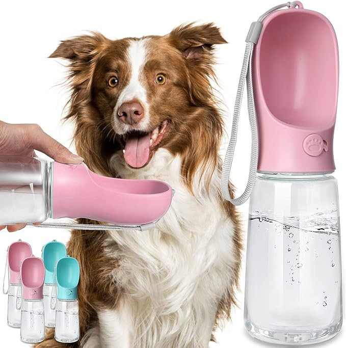 Kalimdor Dog Water Bottle, Leak Proof Portable Puppy Bowl Water Dispenser with Drinking Feeder fo... | Amazon (US)