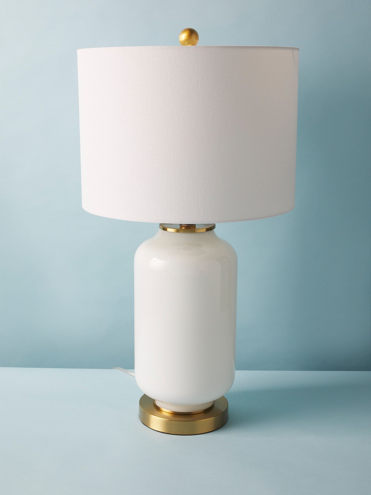 26in Amaia Glass And Metal Table Lamp | Table Lamps | HomeGoods | HomeGoods