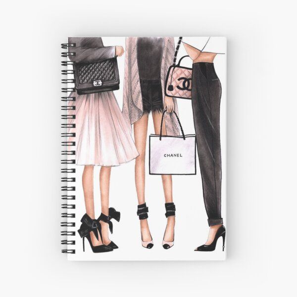 Fashion Group Spiral Notebook | Redbubble (US)