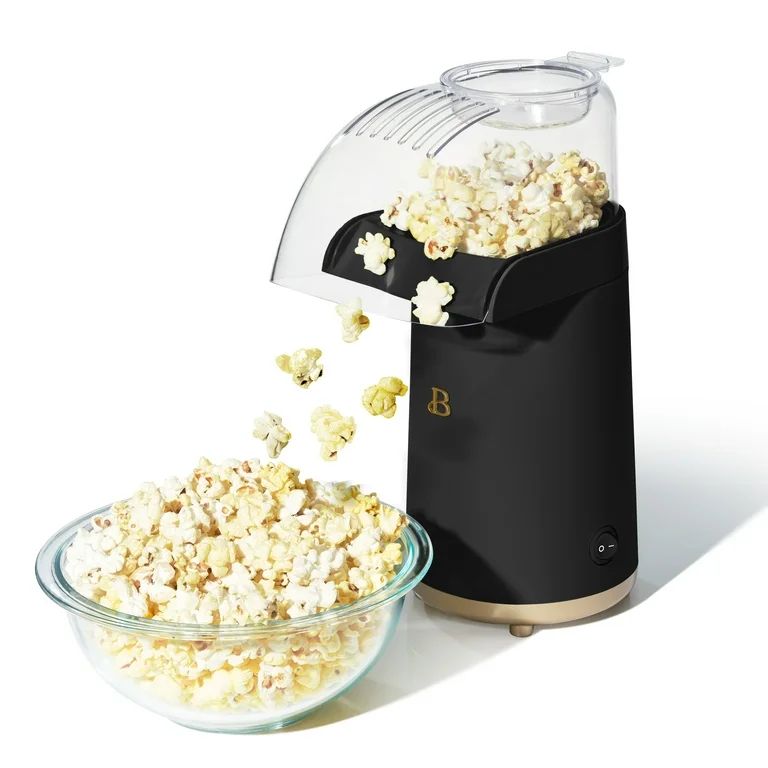 Beautiful 16 Cup Hot Air Electric Popcorn Maker, Black Sesame by Drew Barrymore | Walmart (US)