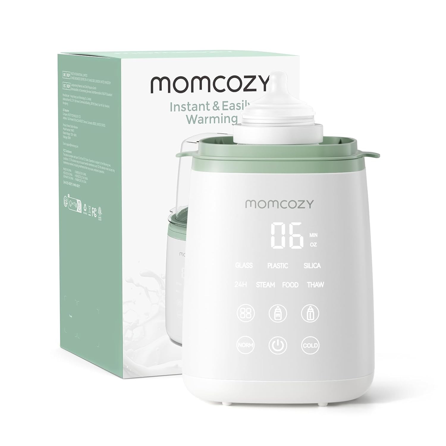 Momcozy Bottle Warmer, Fast Bottle Warmers for All Bottles with Timer, Accurate Temperature Contr... | Amazon (US)
