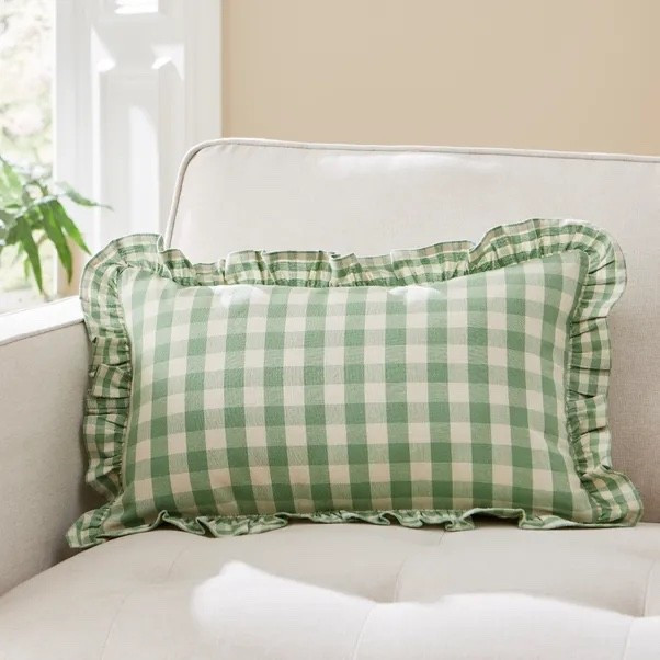 Gingham frill cushion

#LTKautumn #LTKhome #LTKuk