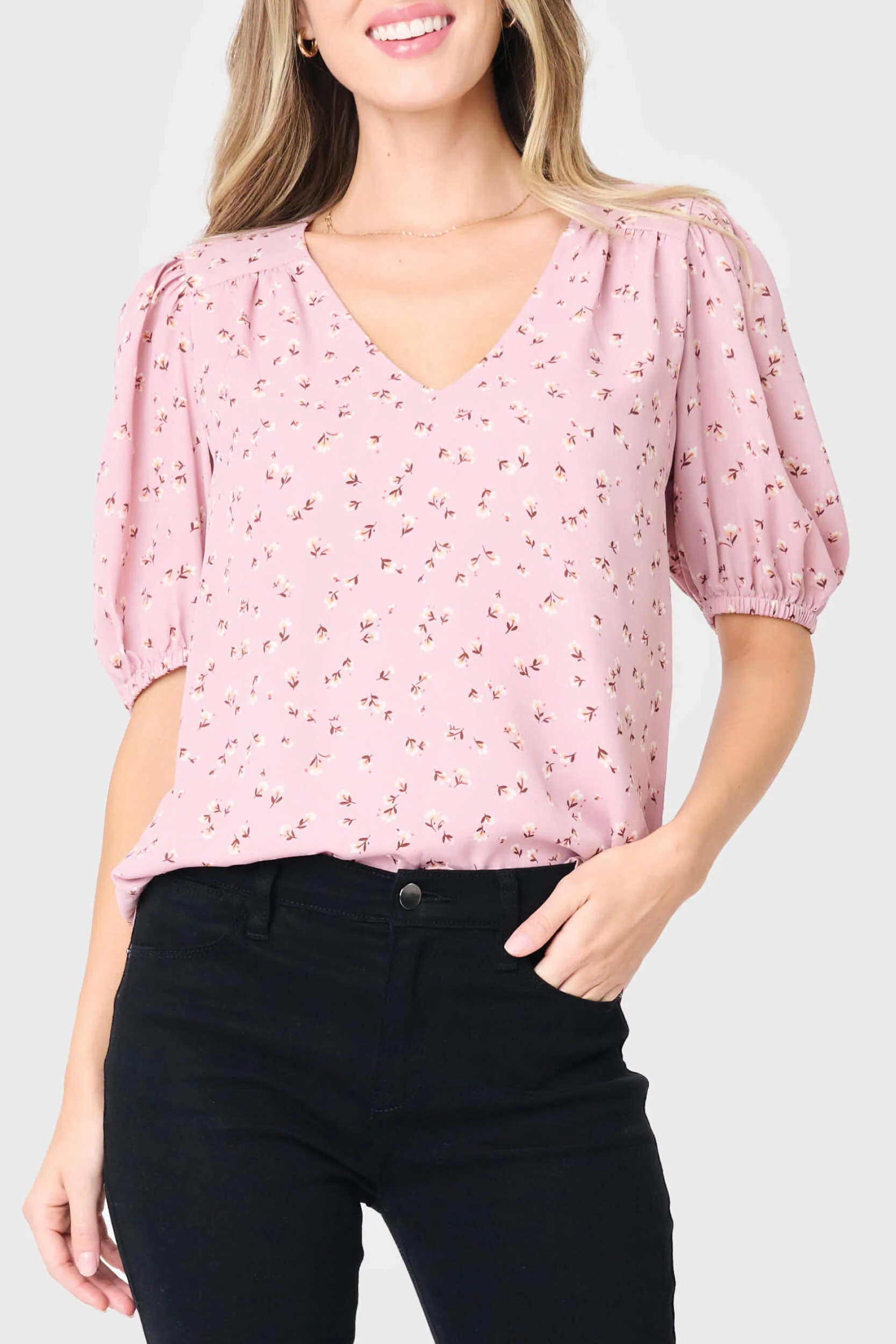 Avery Elbow Sleeve Top | Gibson