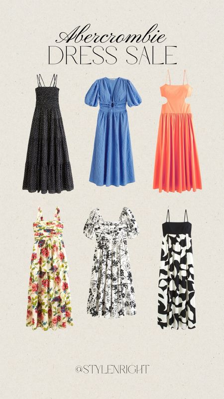 Some of my favorite sundresses for summer! These would be perfect for your next vacay! 20% off today with the Abercrombie dress sale + use code DRESSFEST for an extra 15% off!

Abercrombie dresses. Summer dress. Sundress. Midsize fashion. 

#LTKSaleAlert #LTKStyleTip #LTKMidsize