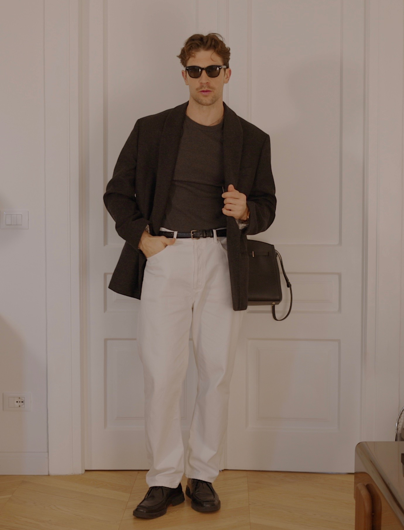 Spring layering with cashmere / wool blazer. Outfit inspired by the JFK jr. series. YouTube video for spring style 90s inspired outfit is live on my YouTube channel .

#LTKdeutschland #LTKeurope #LTKspring