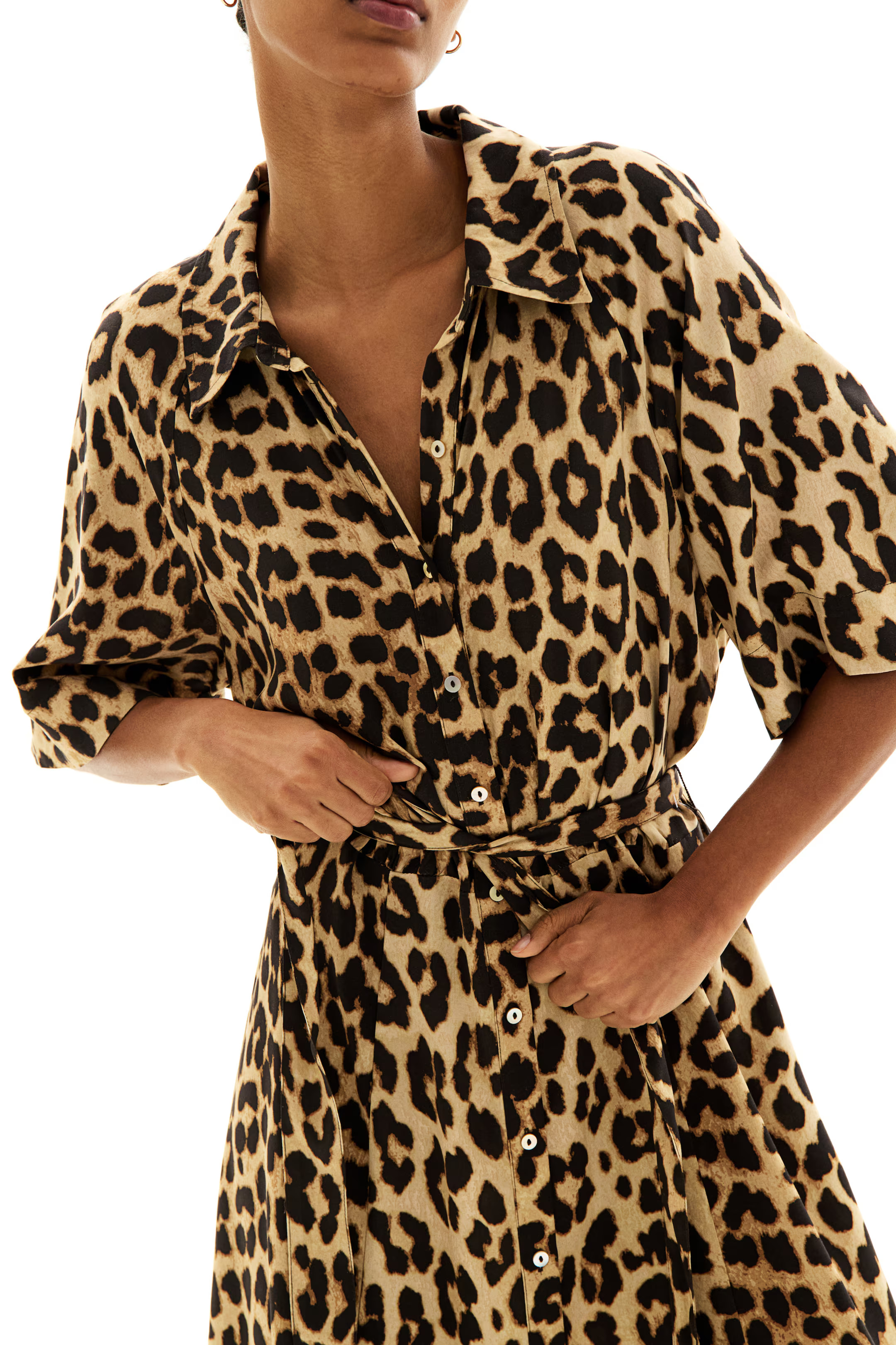 Tie-belt Shirt Dress | H&M (US + CA)