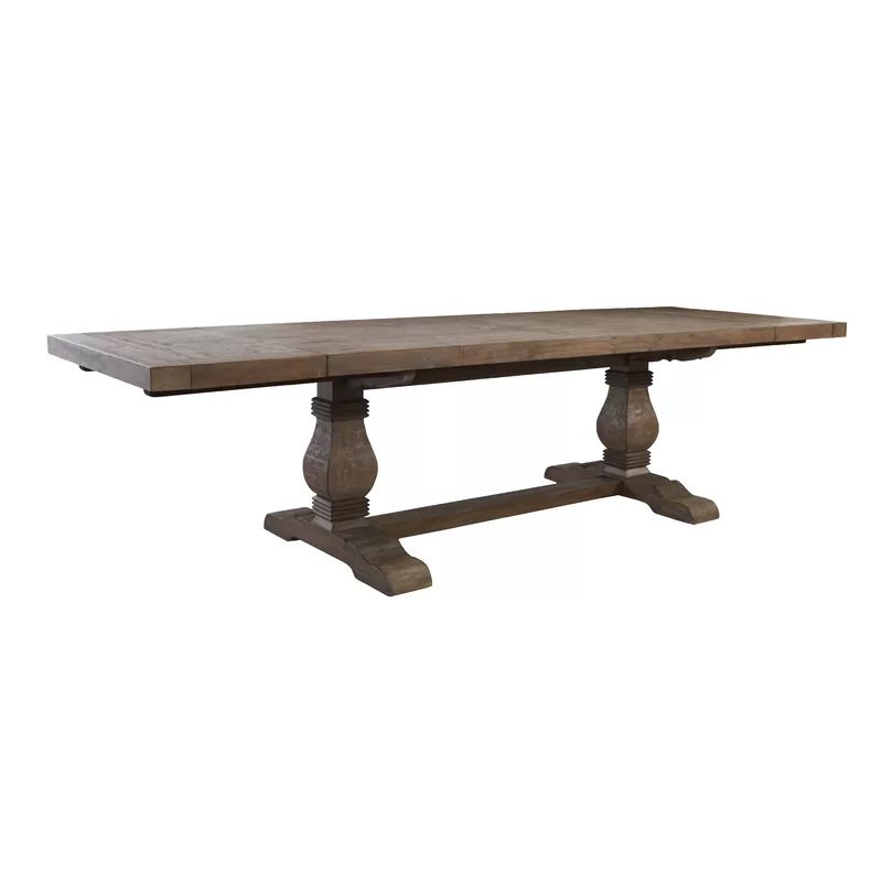 Kinston Extendable Pine Solid Wood Dining Table | Wayfair North America
