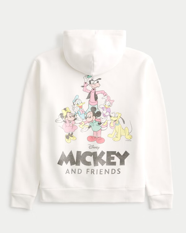 Relaxed Mickey Mouse and Friends Graphic Hoodie | Hollister (US)
