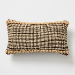 Knotted Border Indoor/Outdoor Pillow | West Elm (US)