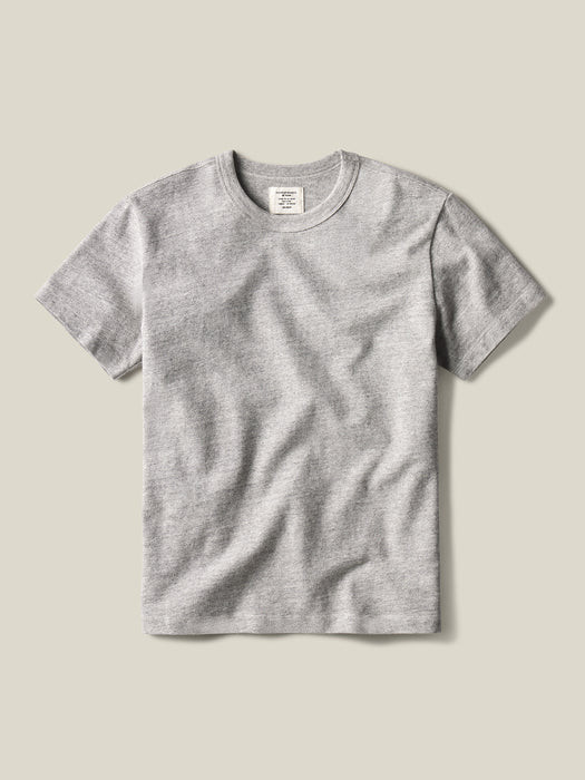 Speckle Grey Field-Spec Cotton Heavy Tee | Buck Mason