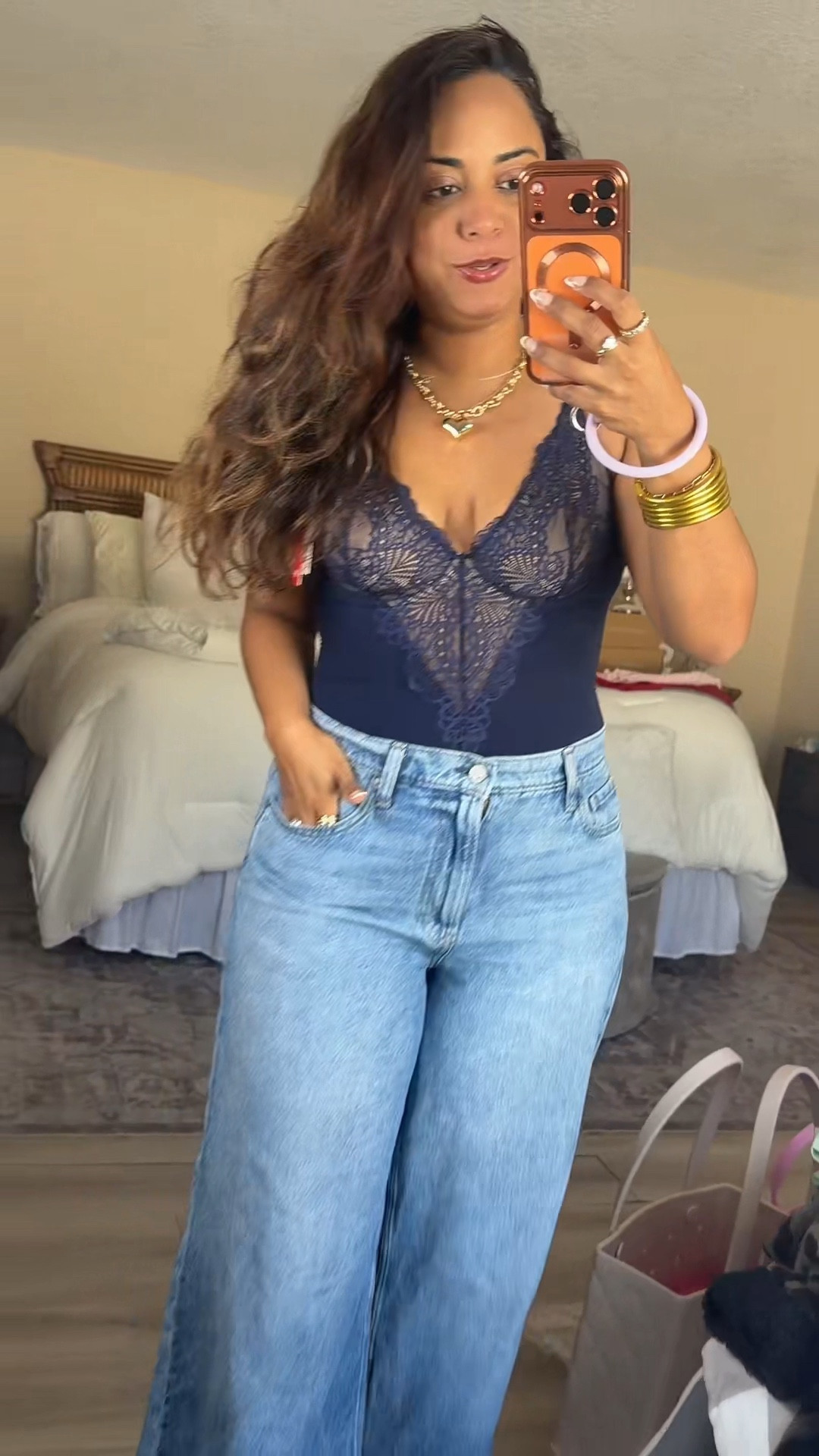 Shaping bodysuit that actually is cute and 🔥 with some jeans @POPILUSH LLC 

#LTKMidsize #LTKPlusSize #LTKootd