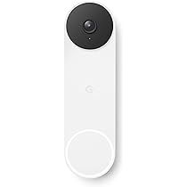 Google Nest Doorbell - Battery Video Doorbell Camera - Doorbell Security Camera - Snow | Amazon (CA)