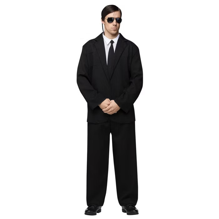 Adult Black Suit Halloween Costume One Size | Target