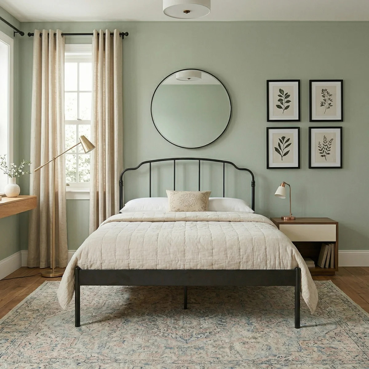 Antwonette Metal Platform Bed with Camelback Headboard | Wayfair North America
