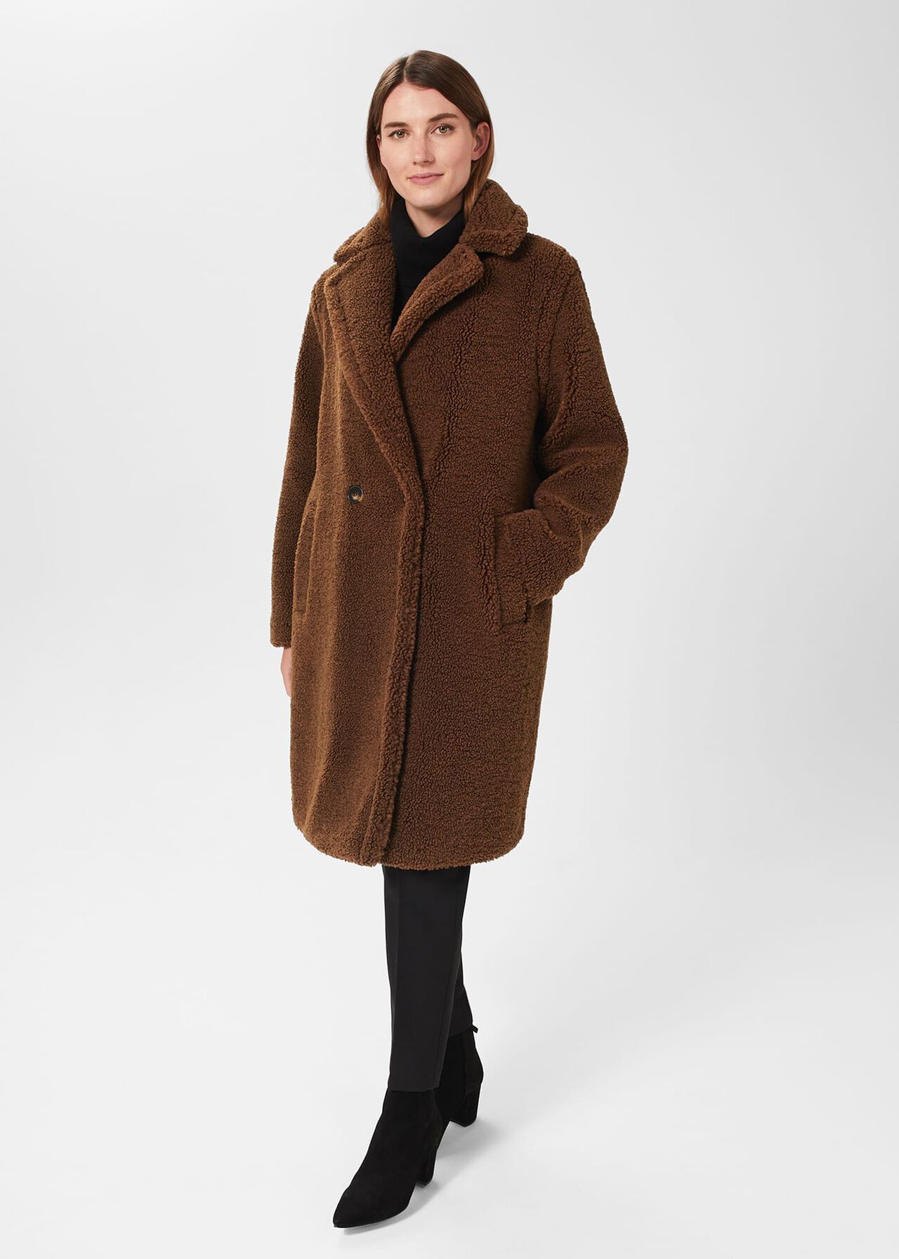 Clare Teddy Coat | | Hobbs