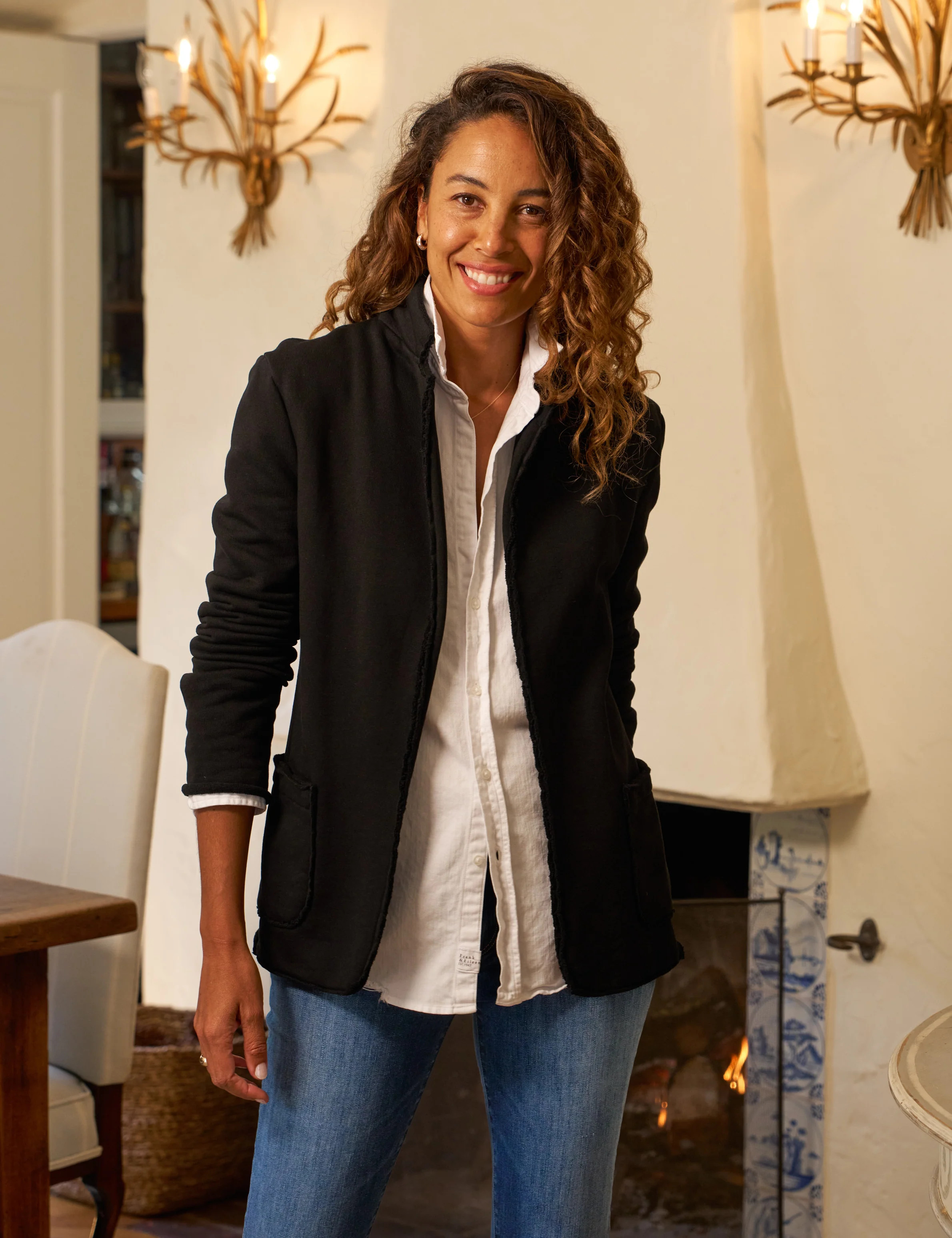 DUBLIN Black, Triple Fleece | Frank & Eileen