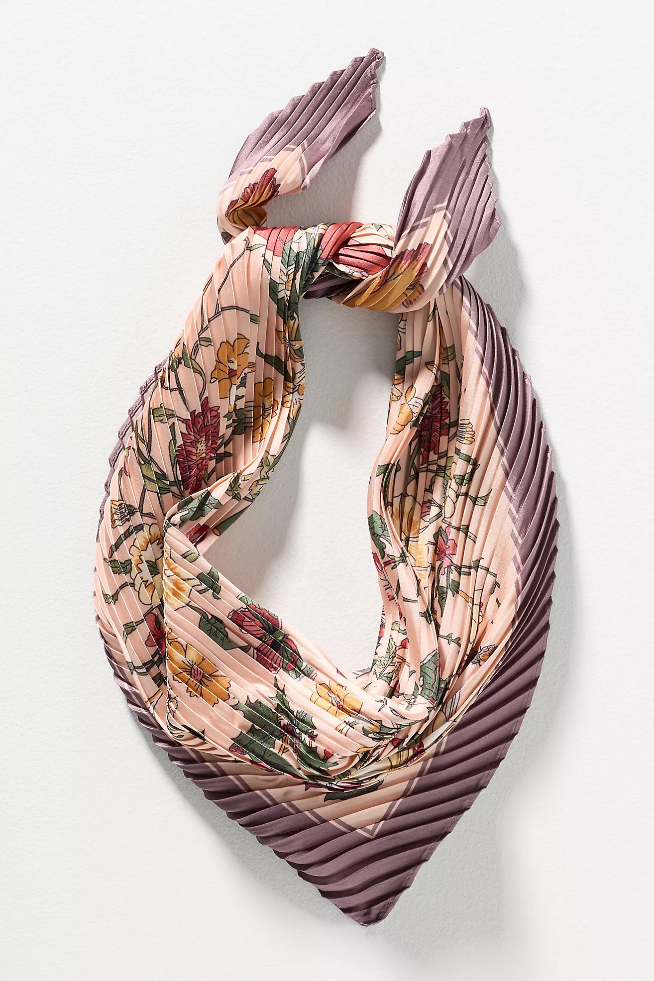 Pleated Floral Hair Scarf | Anthropologie (US)