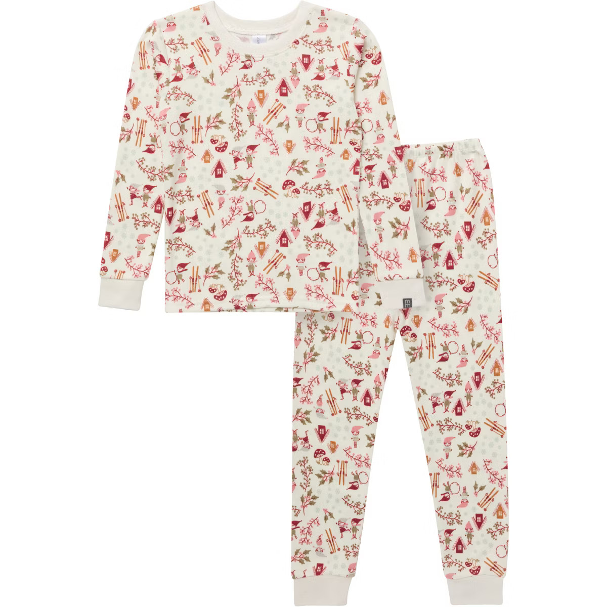 Modern Moments by Gerber Toddler and Kid Girls' 2-Piece Snug Fitting Footless Pajama Set, Winter ... | Target