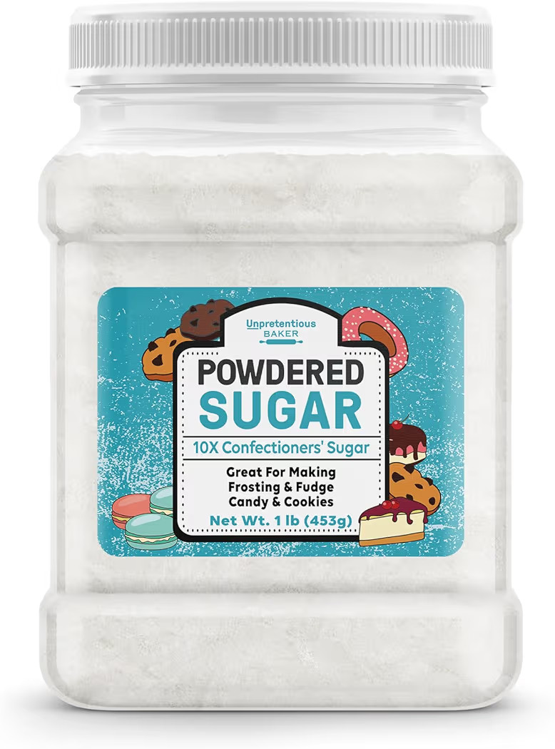 Unpretentious Powdered Sugar Confectioners Sugar, For Baking, Candy Making, Desserts (16 Ounce) | Amazon (US)